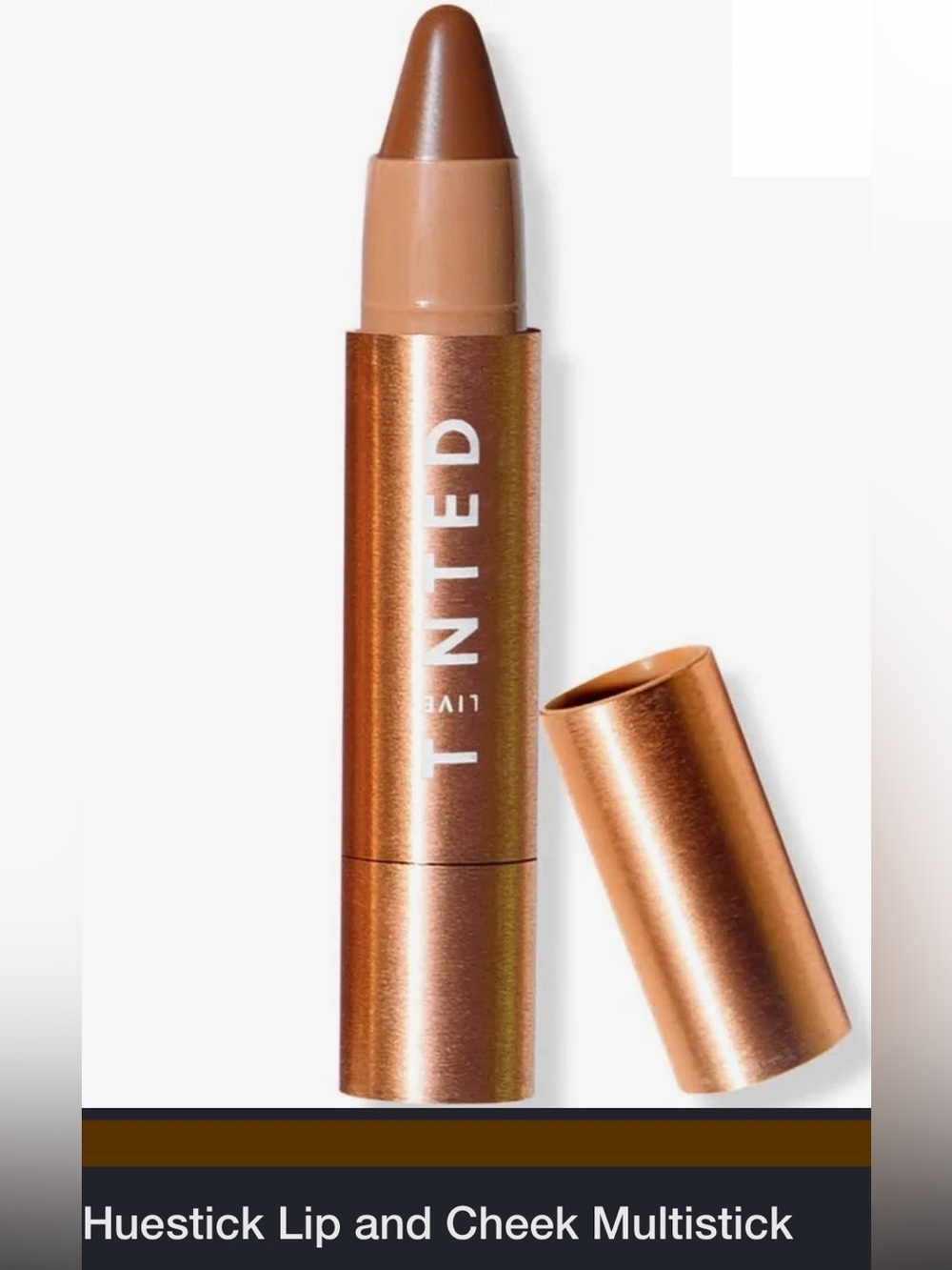 NWT LIVE TINTED Huestick Lip and Cheek Multistick
Grounded-Milk Chocolate 0.1 OZ